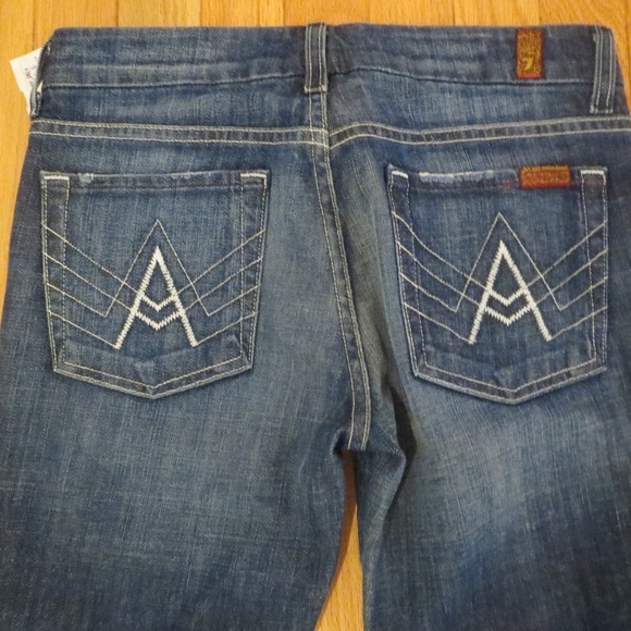 Vintage 7 For All Mankind "A" POCKET BOOTCUT - Picture 2 of 7